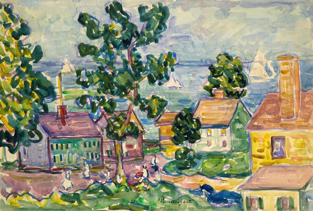New England Coastal Village (ca. 1915-1918)