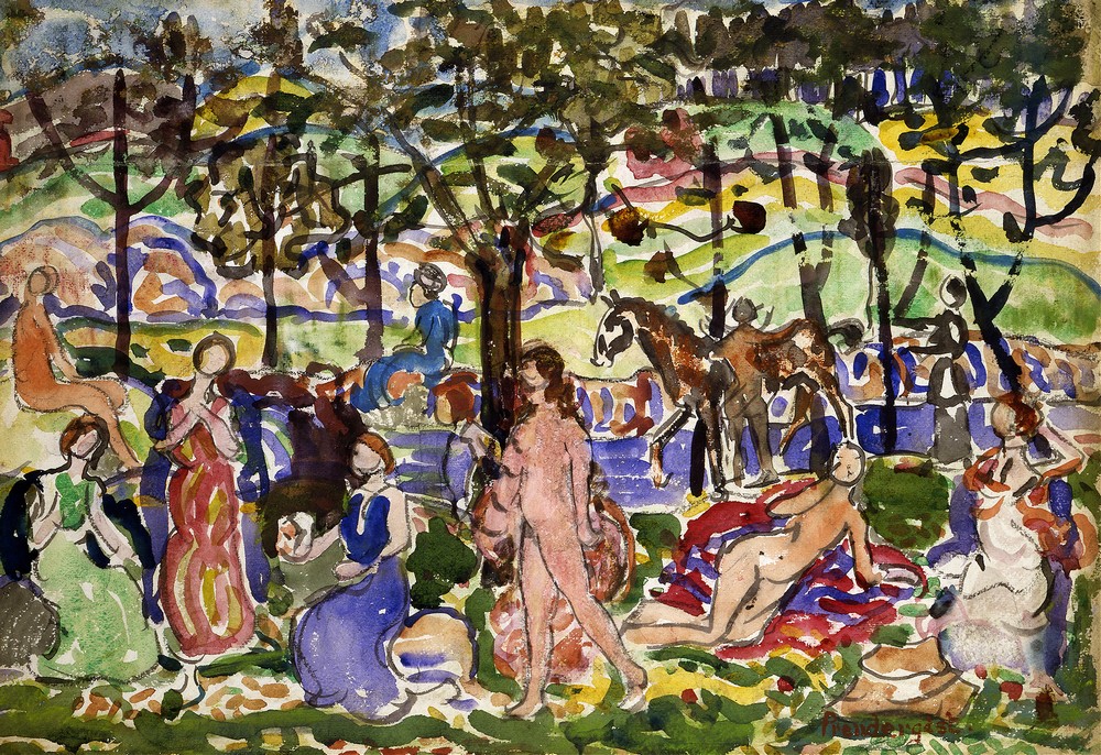 Park Scene (ca. 1915-1918)