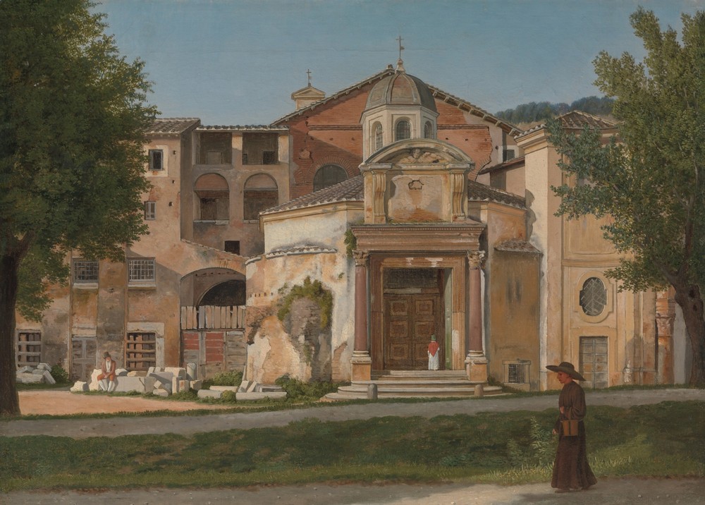 A Section of the Via Sacra, Rome (The Church of Saints Cosmas and Damian) (ca. 1814–15)