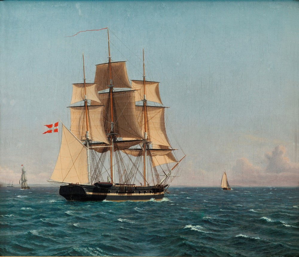 The Corvette Najaden under Sail (ca. 1834)