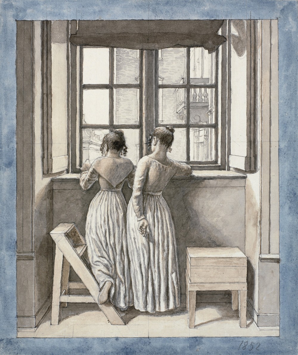 At a Window in the Artist’s Studio