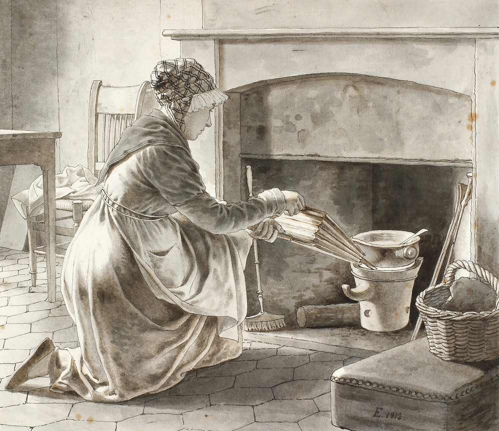 Food is Prepared. Eckersberg’s Hostess in Paris