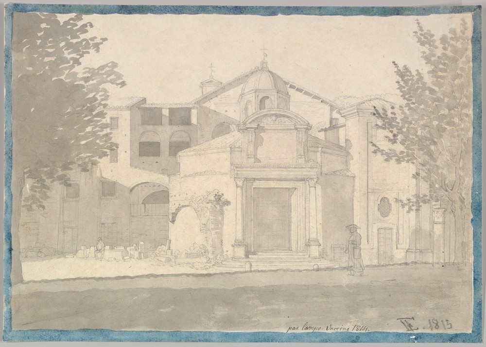 A Section of the Via Sacra, Rome (The Church of Saints Cosmas and Damian) (1814–15)