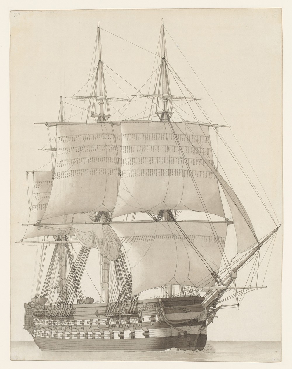 Vessel of the Russian Line (Vaisseau de ligne russe)