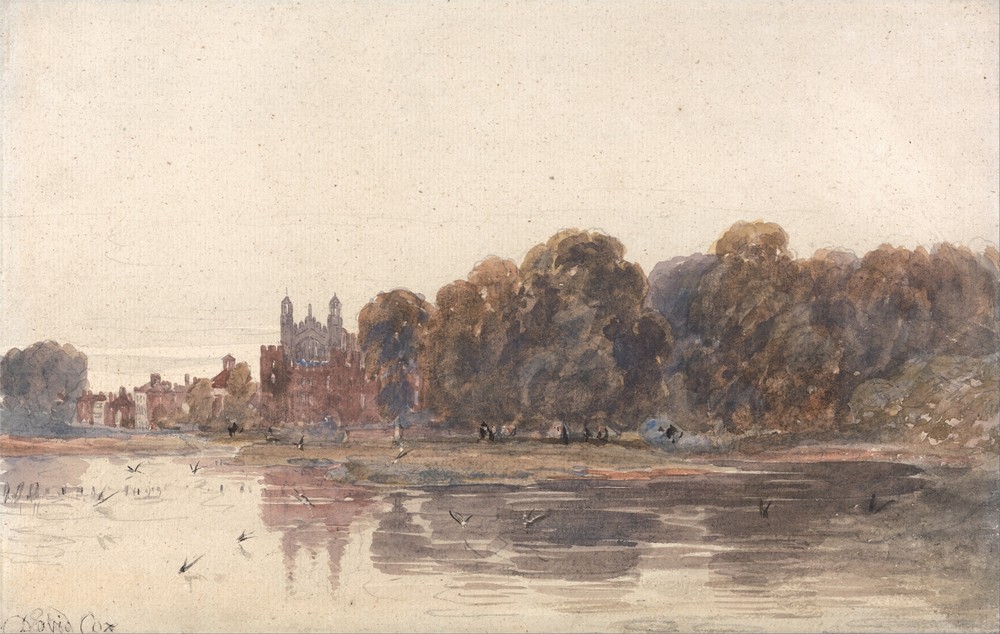 Eton from the Thames (early 19th century)