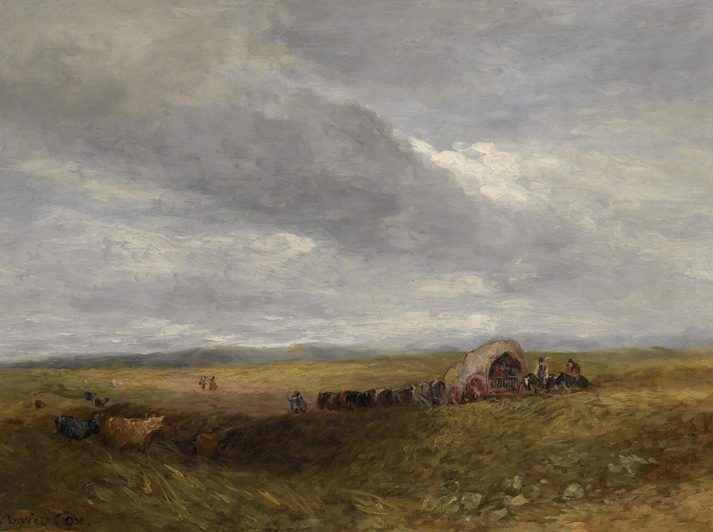 Travellers in a landscape