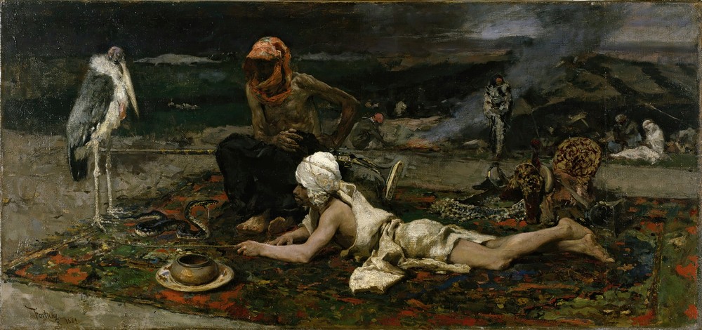 Hindu Snake Charmers (ca.1869)