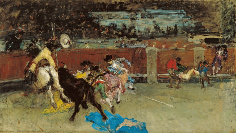 Bullfight. Wounded Picador (c. 1867)