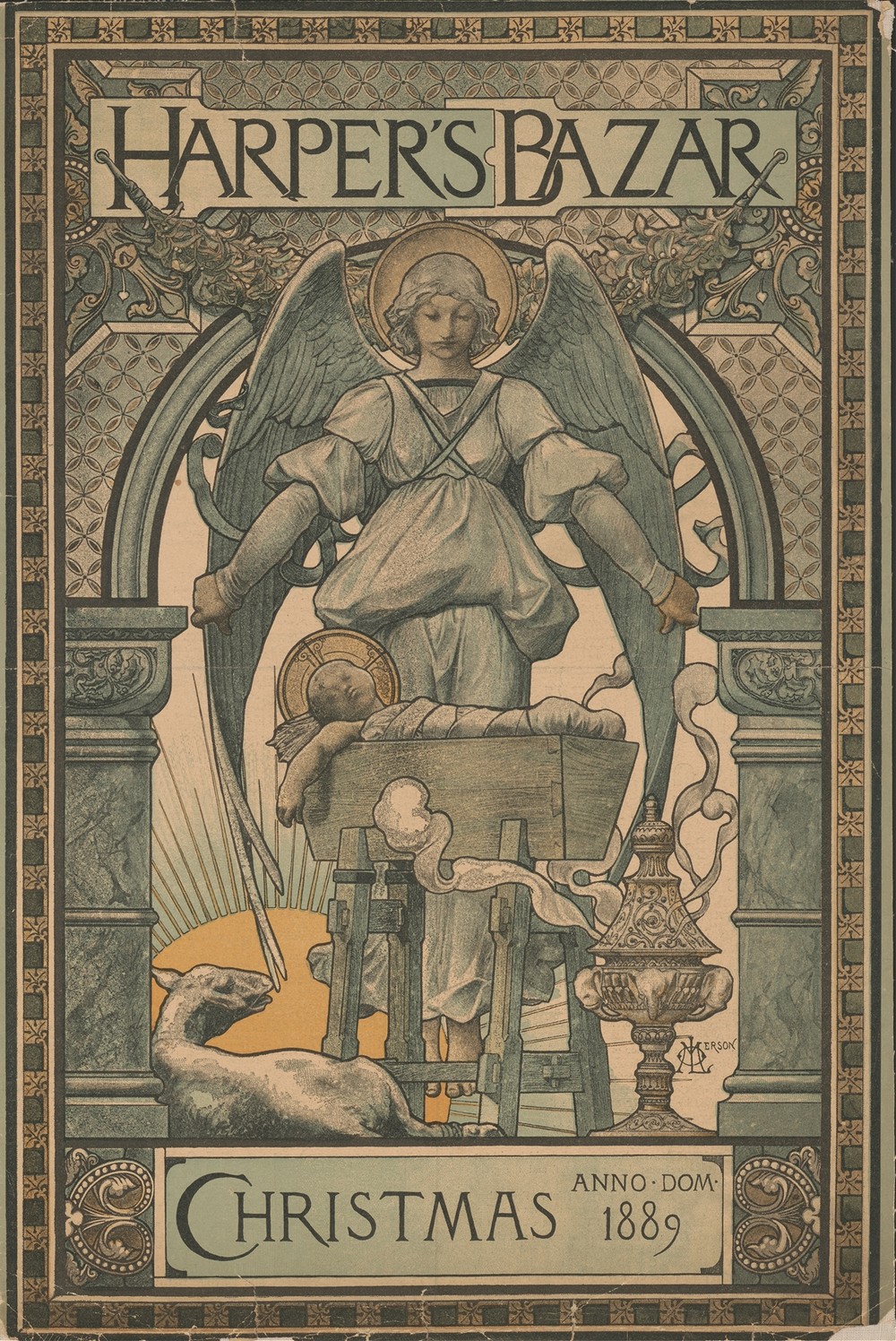 Harper’s bazaar, Christmas (1889.)