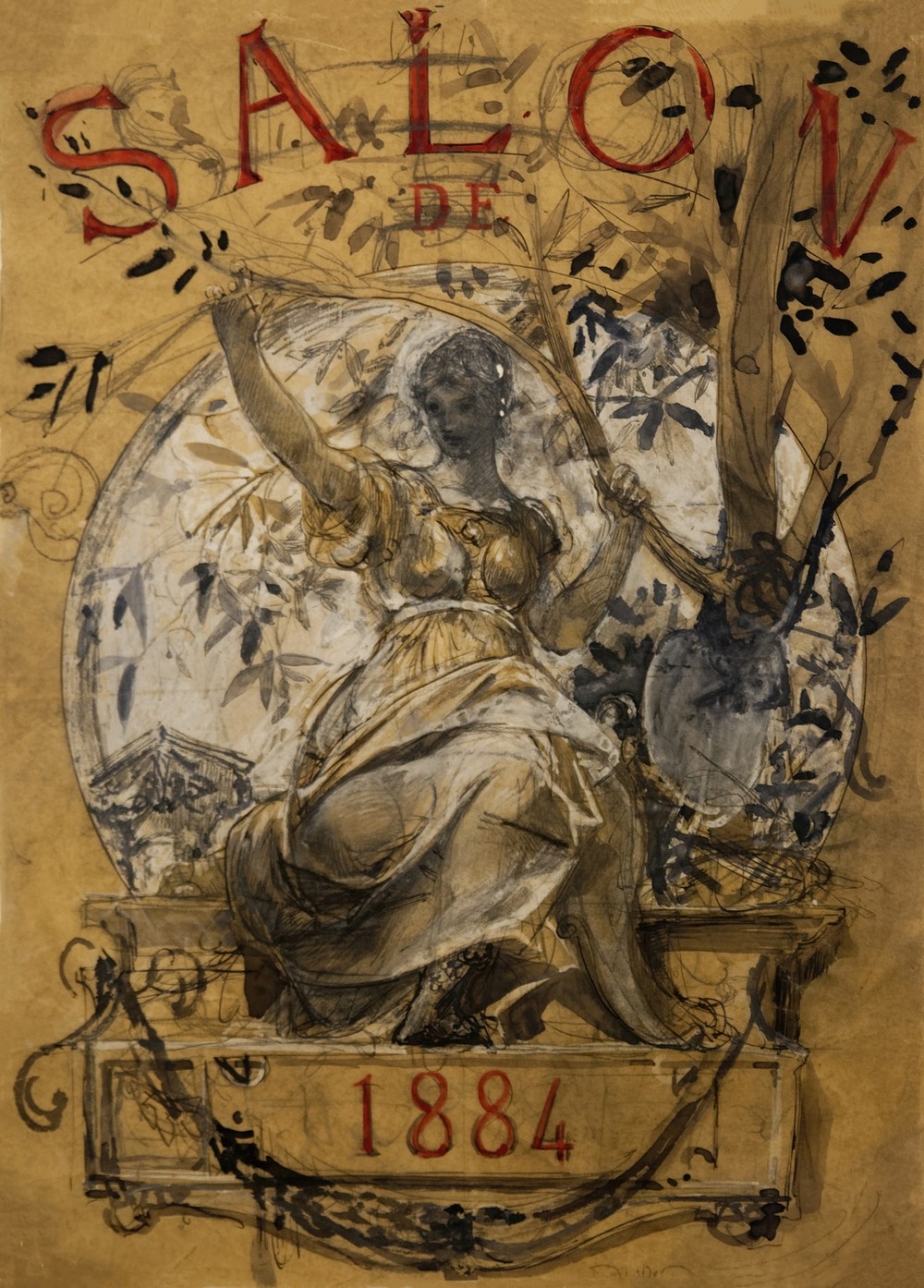 Salon de 1884, projet de couverture