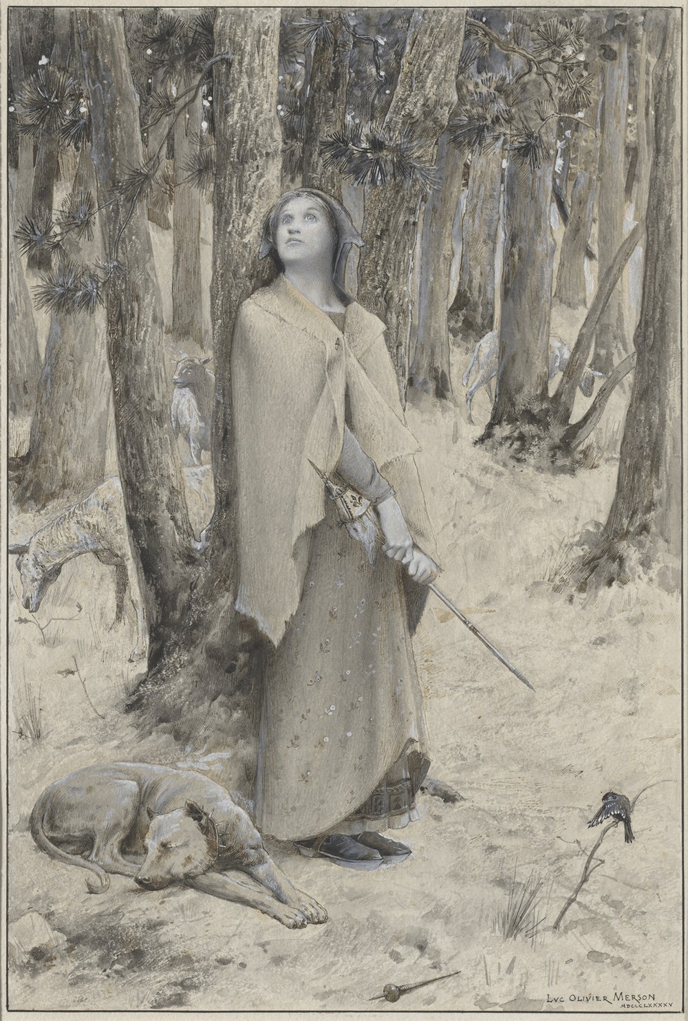 Joan of Arc Hearing the Voices