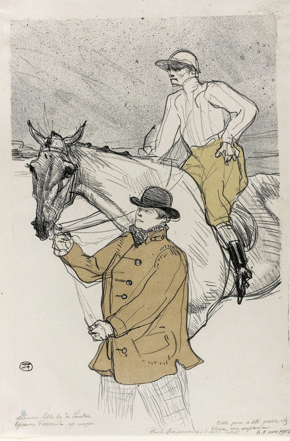The Jockey Going to the Post