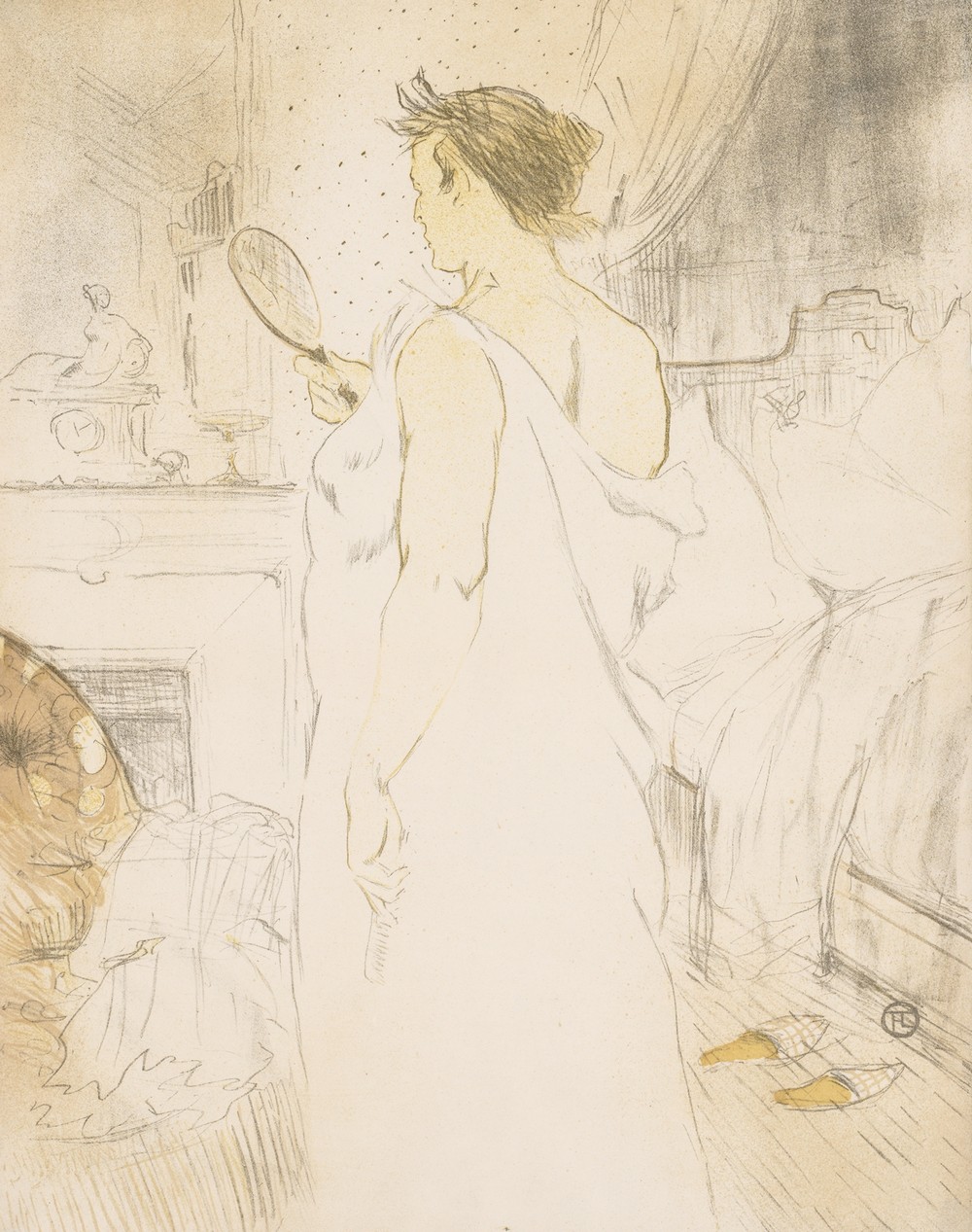 Elles: Woman with a Hand Mirror
