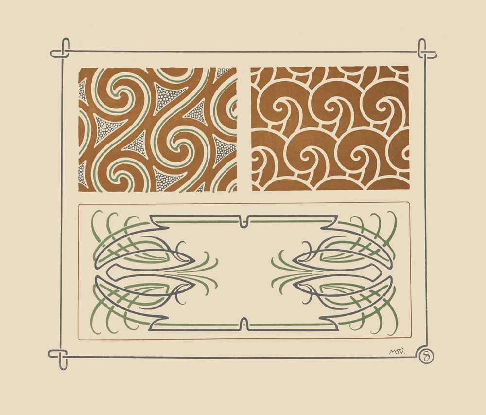 Abstract design based on swirls.