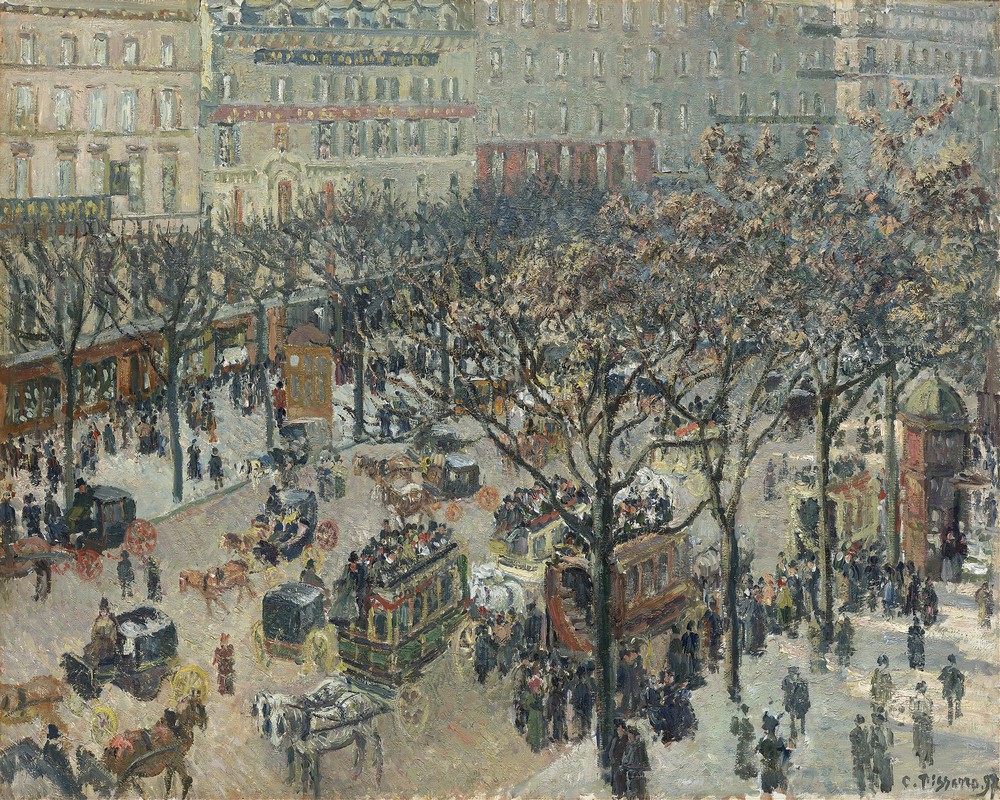 Boulevard des Italiens,Morning_Sunlight