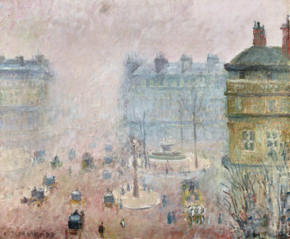 Place du Theatre Francais,Fog Effect