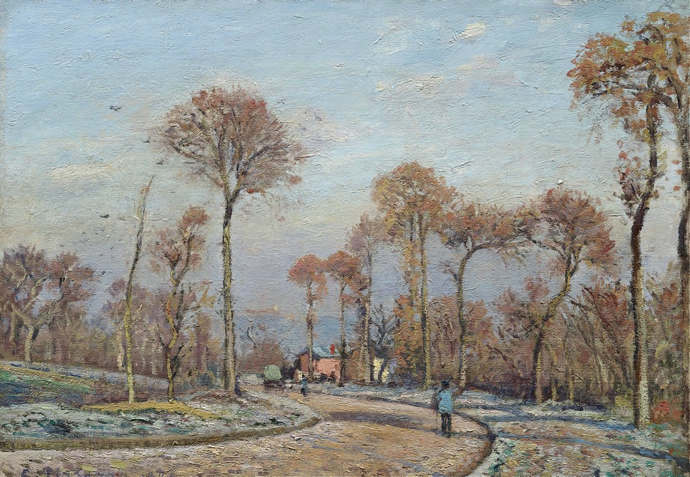 The Road to Versailles, Louveciennes,Morning Frost