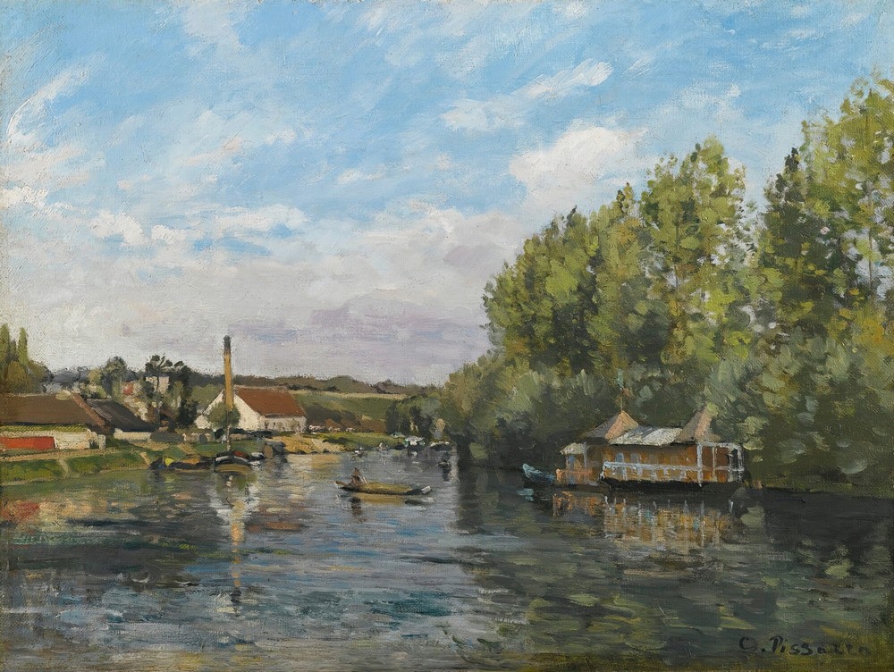 La Seine À Port-Marly (circa 1872)