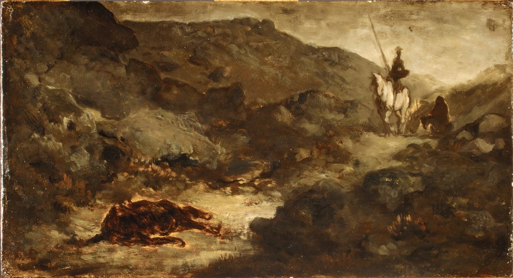 Don Quixote and the Dead Mule (after 1864)