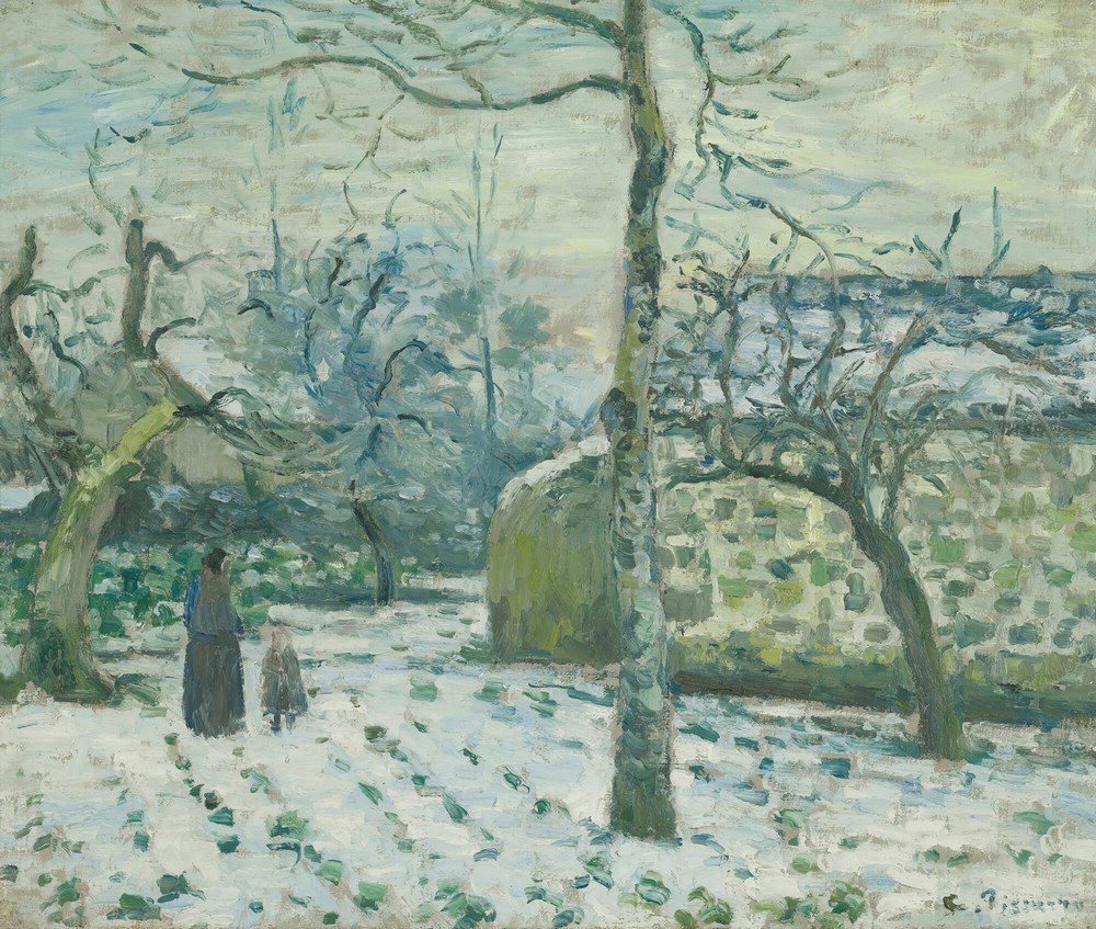 Effet De Neige À Montfoucault (circa 1874)
