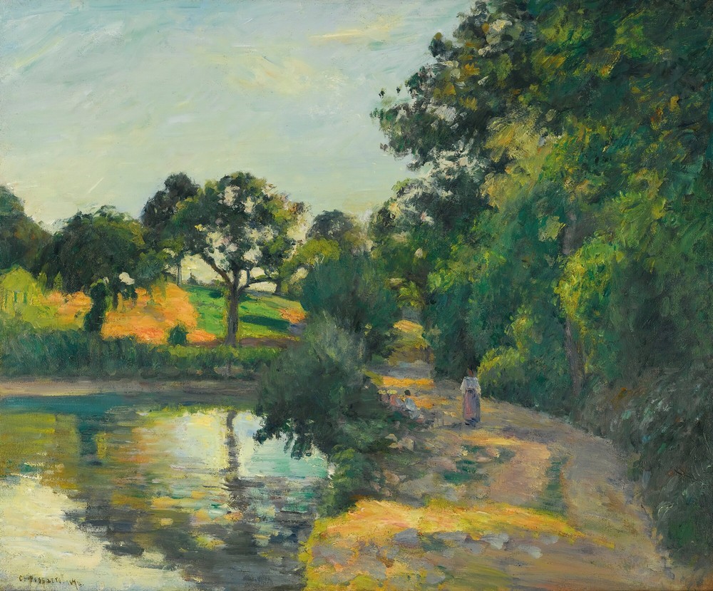 L’étang Au Soleil Couchant, Montfoucault