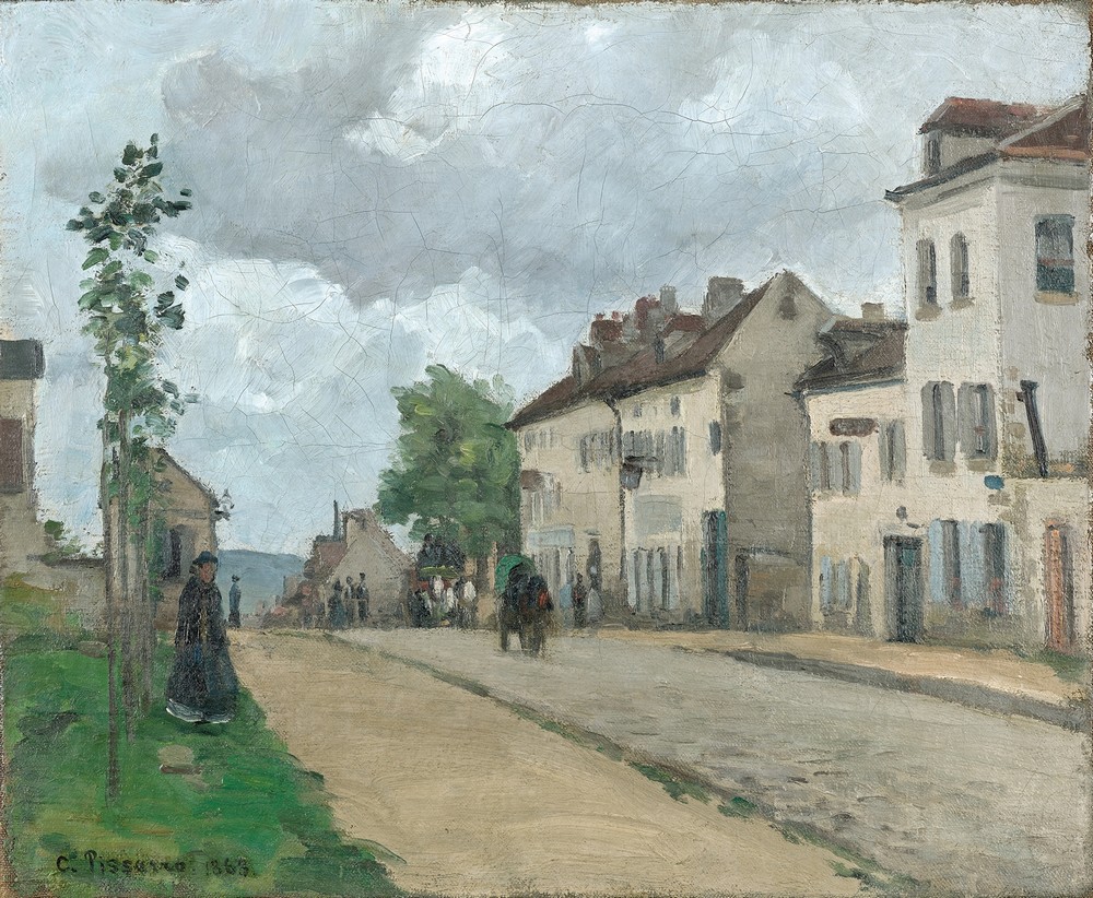 Straße in Pontoise (Rue de Gisors)