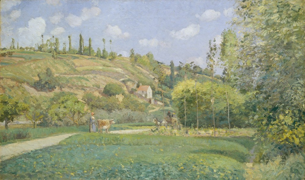 A Cowherd at Valhermeil, Auvers-sur-Oise
