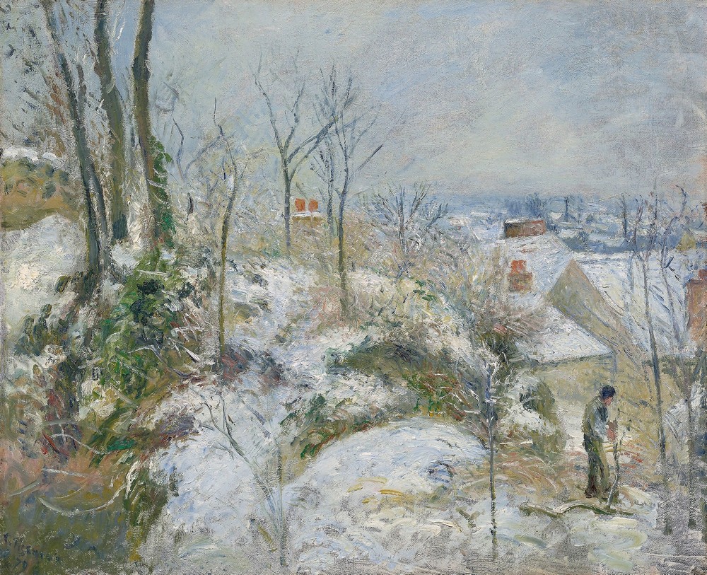 Rabbit Warren at Pontoise, Snow