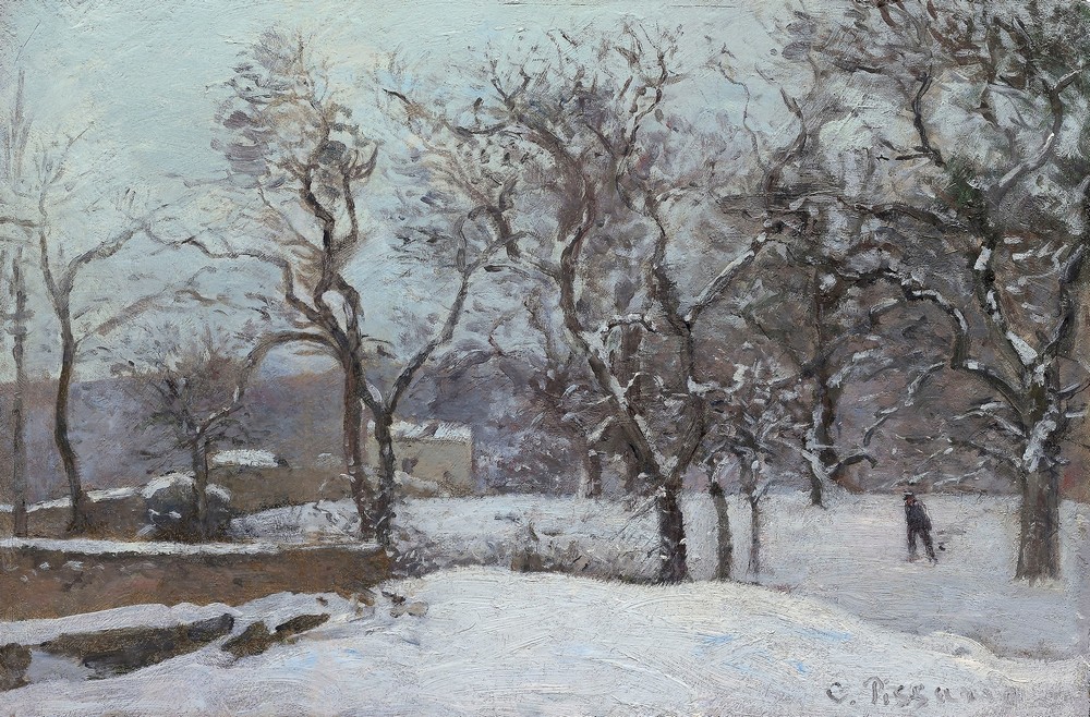 Snow at Louveciennes (c. 1870)
