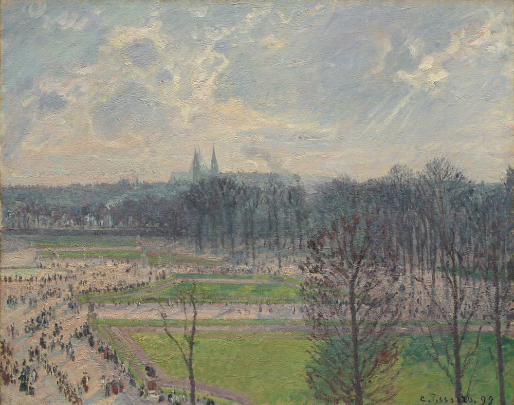 The Garden of the Tuileries on a Winter Afternoon