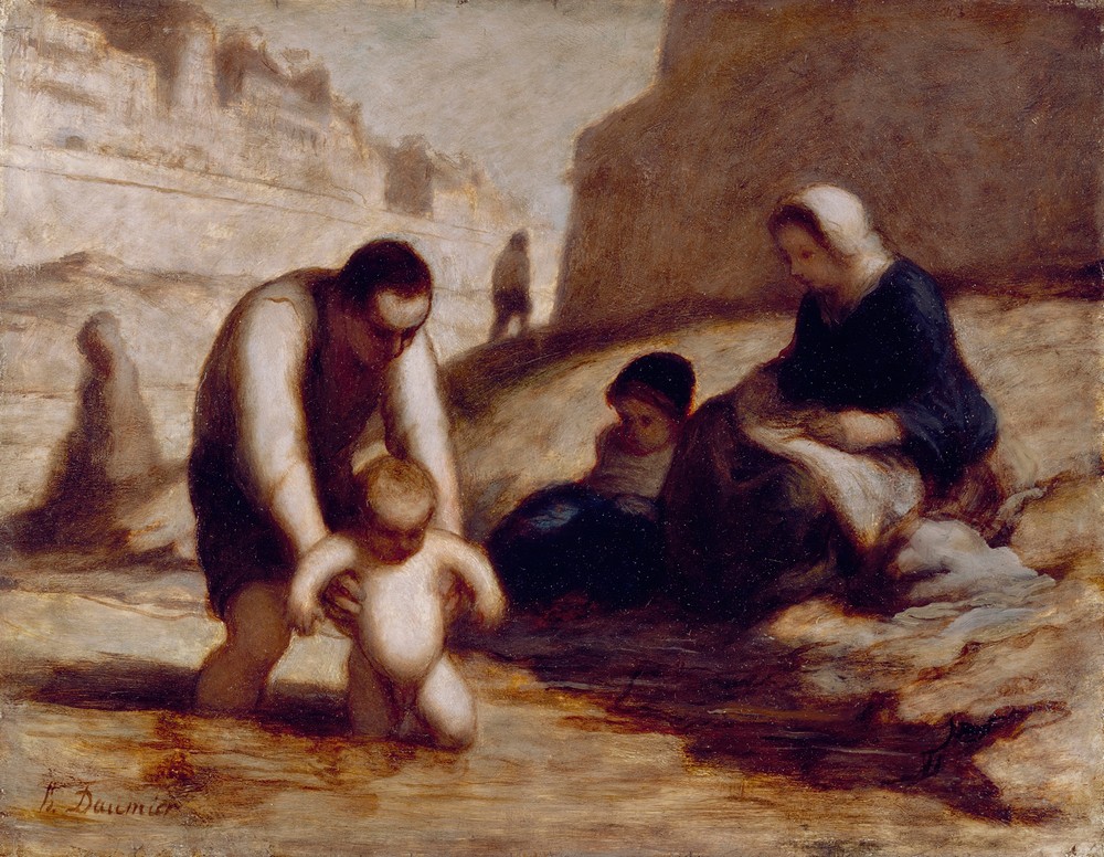 The First Bath (19th century)