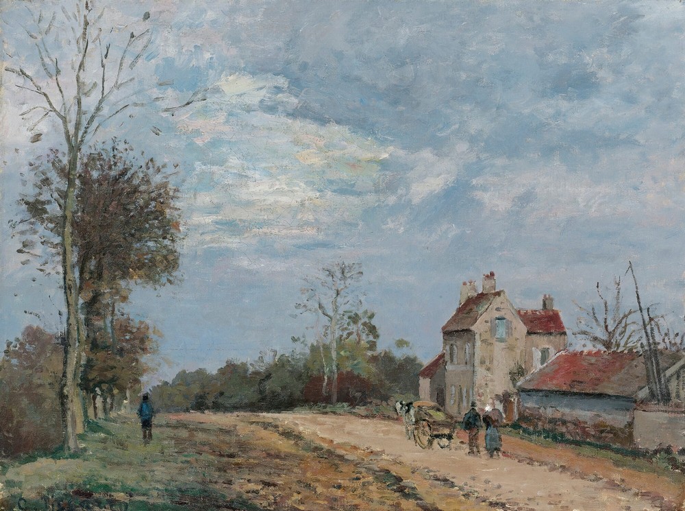 La Maison De Monsieur Musy, Route De Marly, Louveciennes (circa 1872)