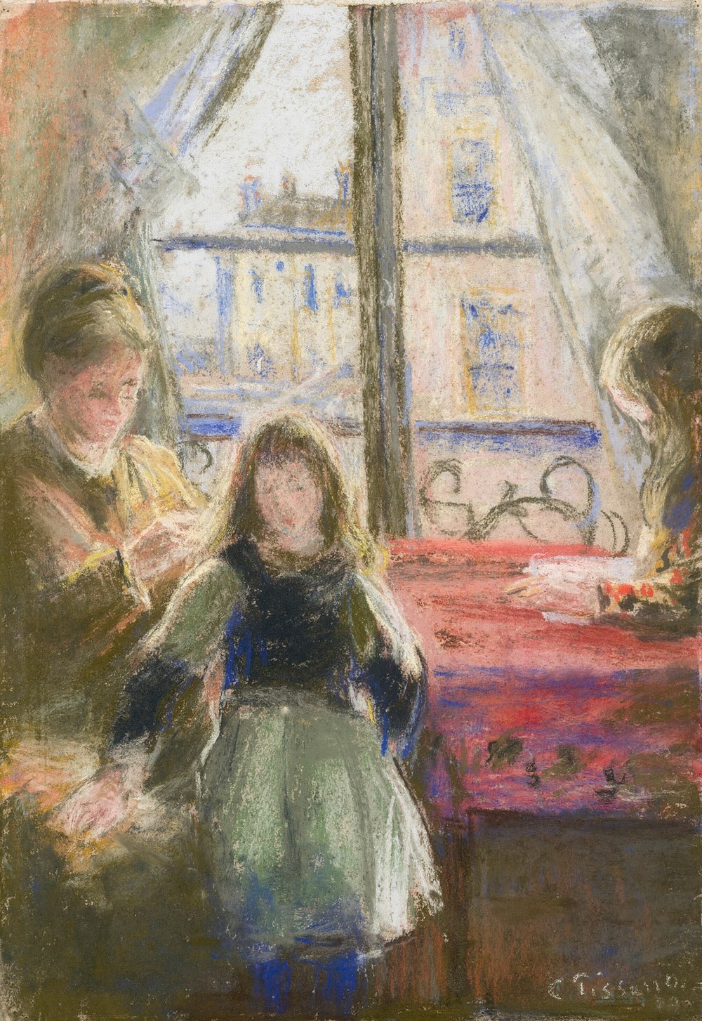 At the Window, rue des Trois Frères (1878–79)