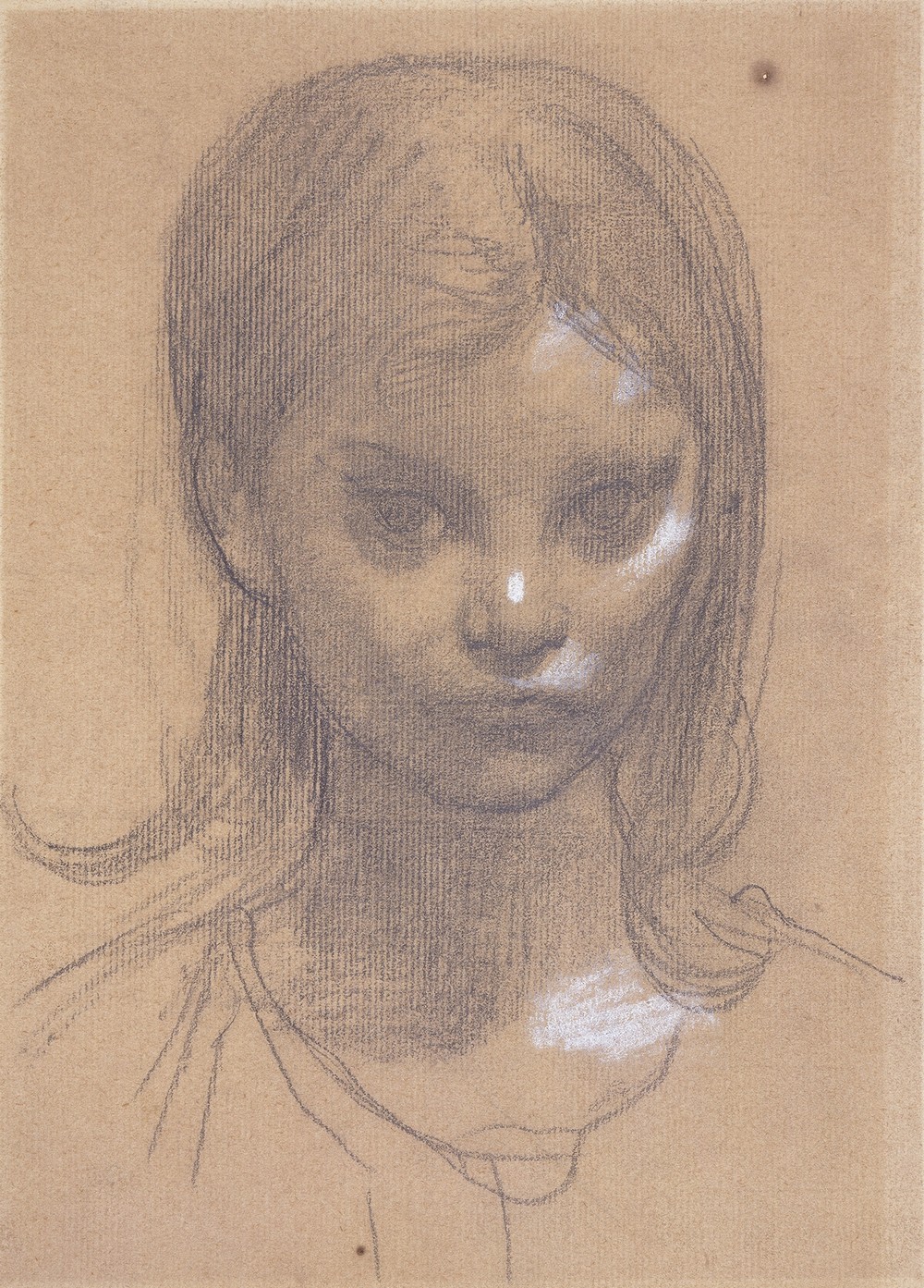 Tête de fillette