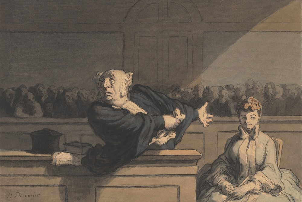 Le Défenseur (Counsel For The Defense) (c. 1862-1865)