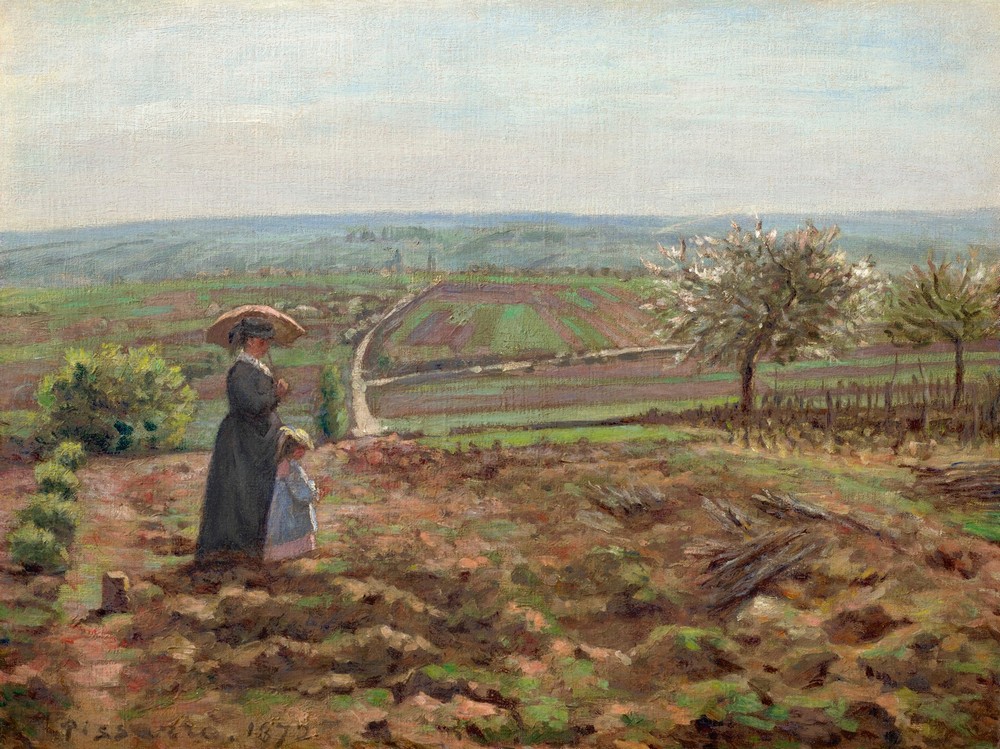 La route de Rouen, les hauteurs de l’Hautil, Pontoise