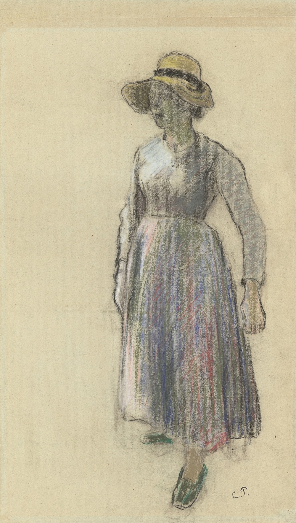 A Peasant Girl in a Straw Hat (c. 1892)