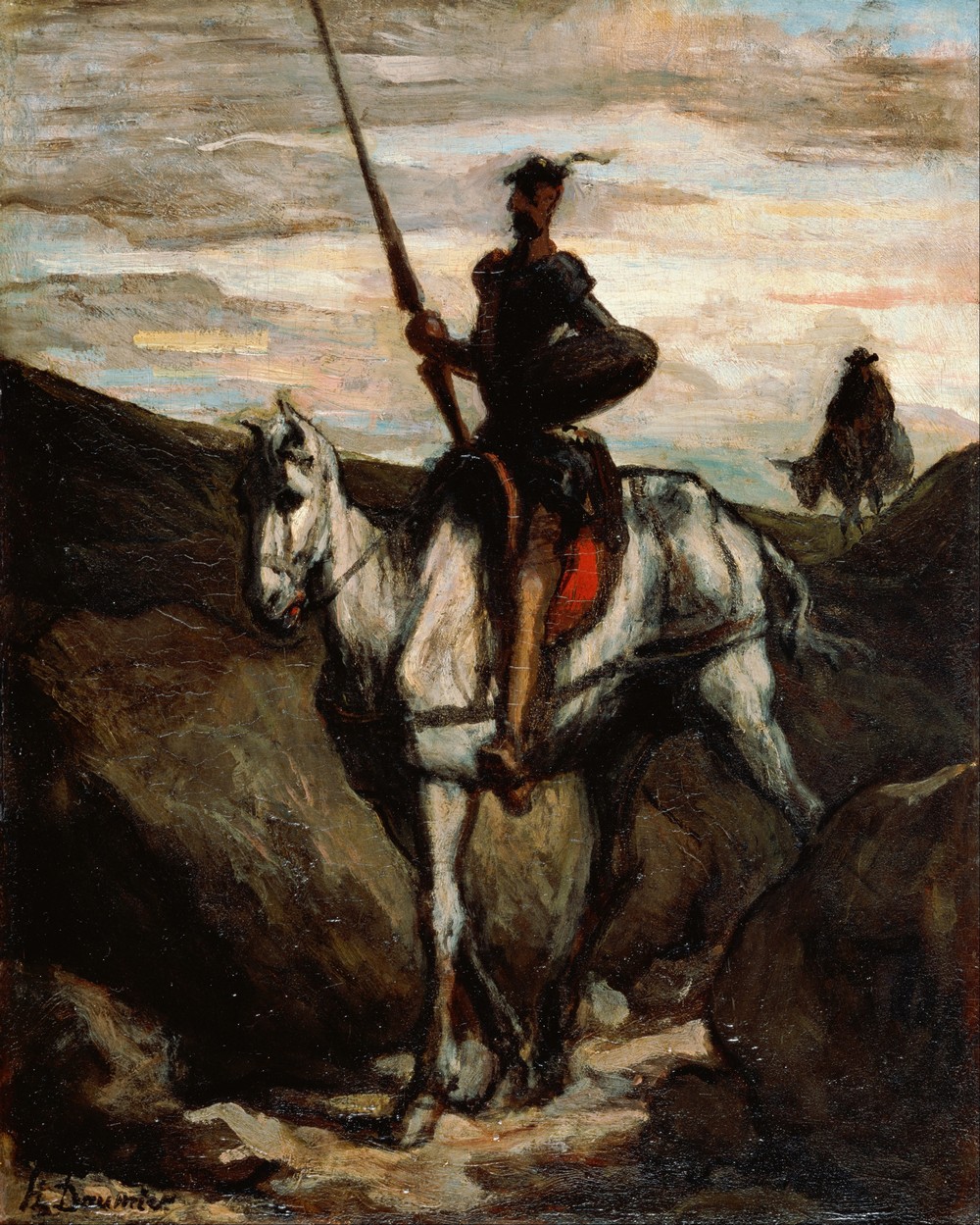 Don Quixote in the Mountains (circa 1850)