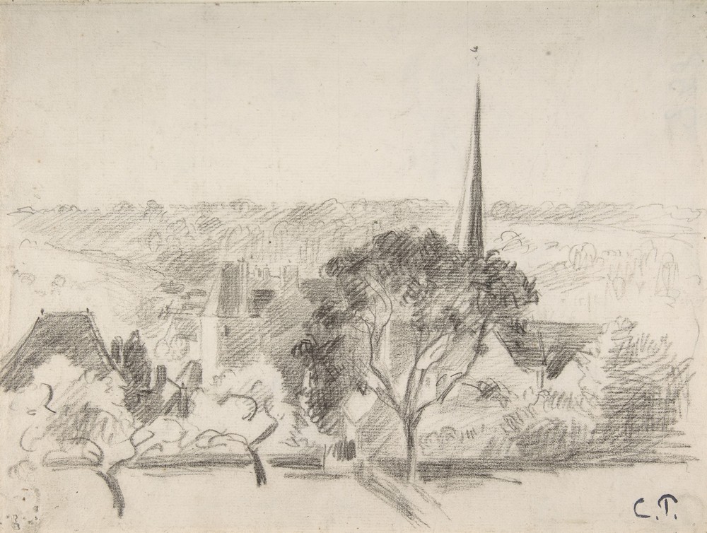The Church at Eragny (ca. 1894–95)