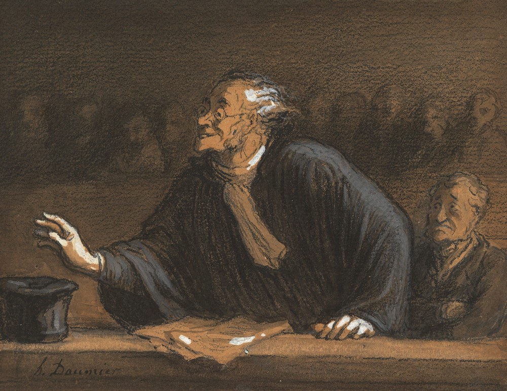 Un défenseur habile (circa 1855-1860)