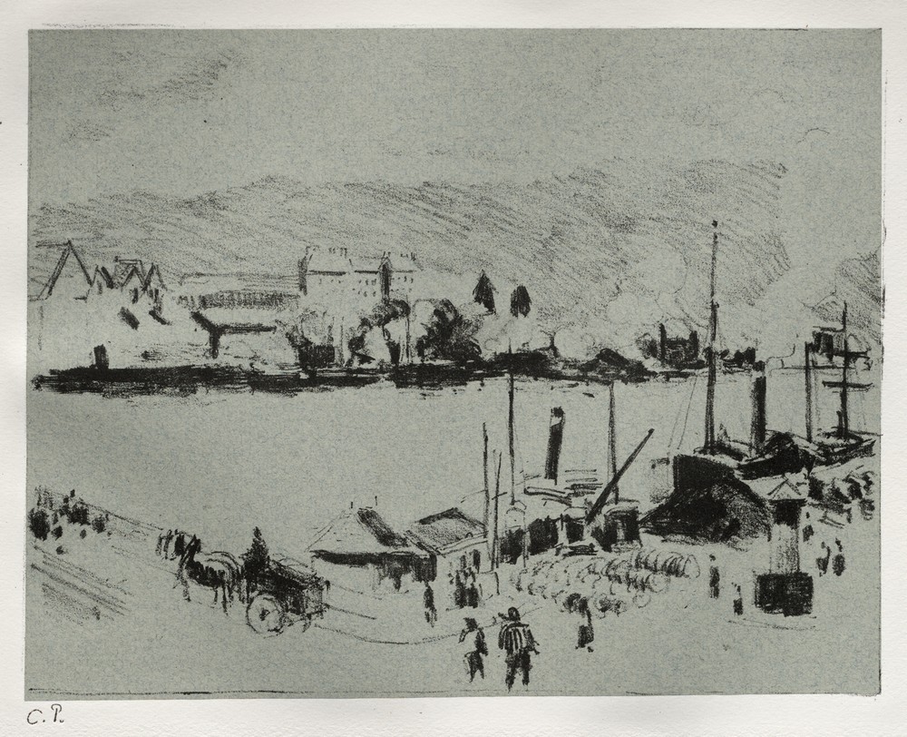 Quai Boieldieu in Rouen (c. 1896)