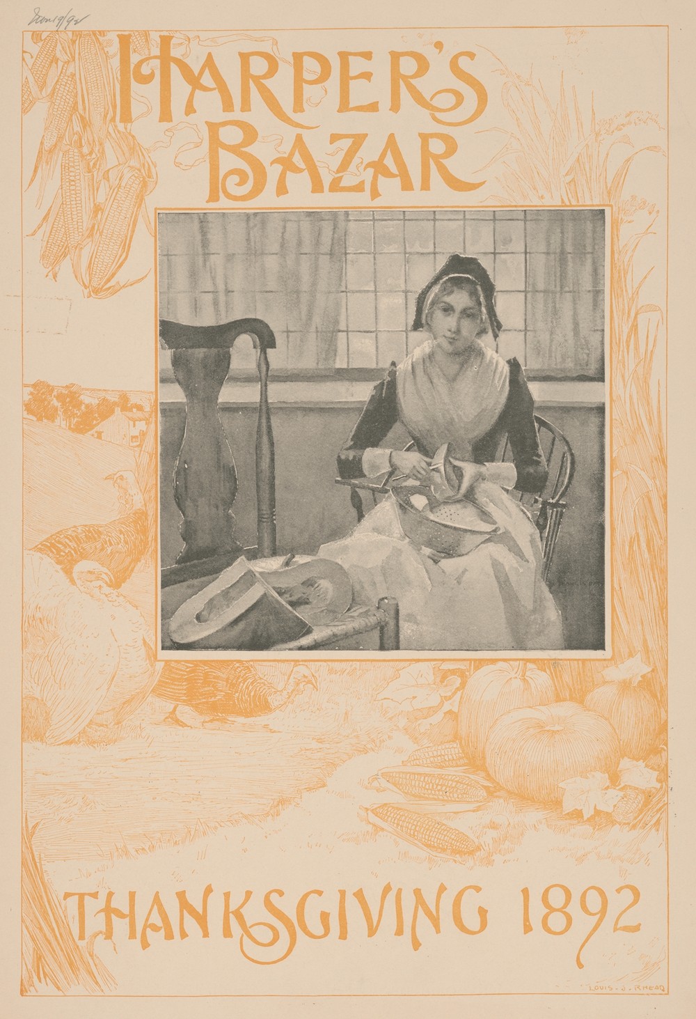 Harper’s Bazar Thanksgiving 1892