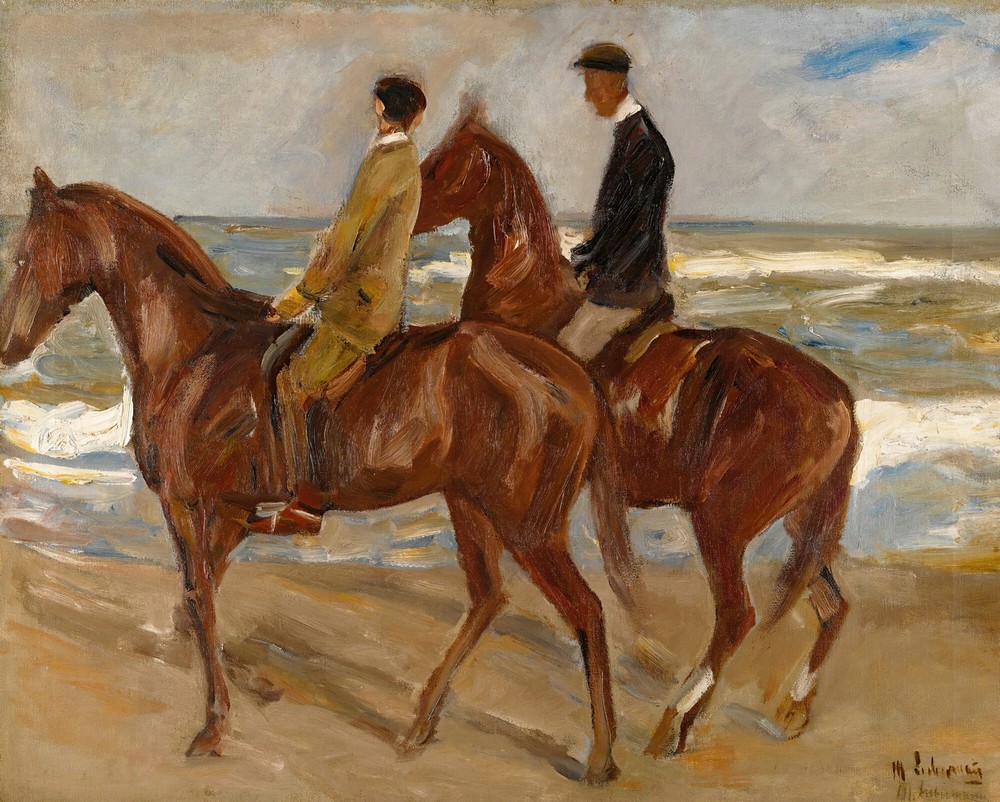 Two Riders On The Beach