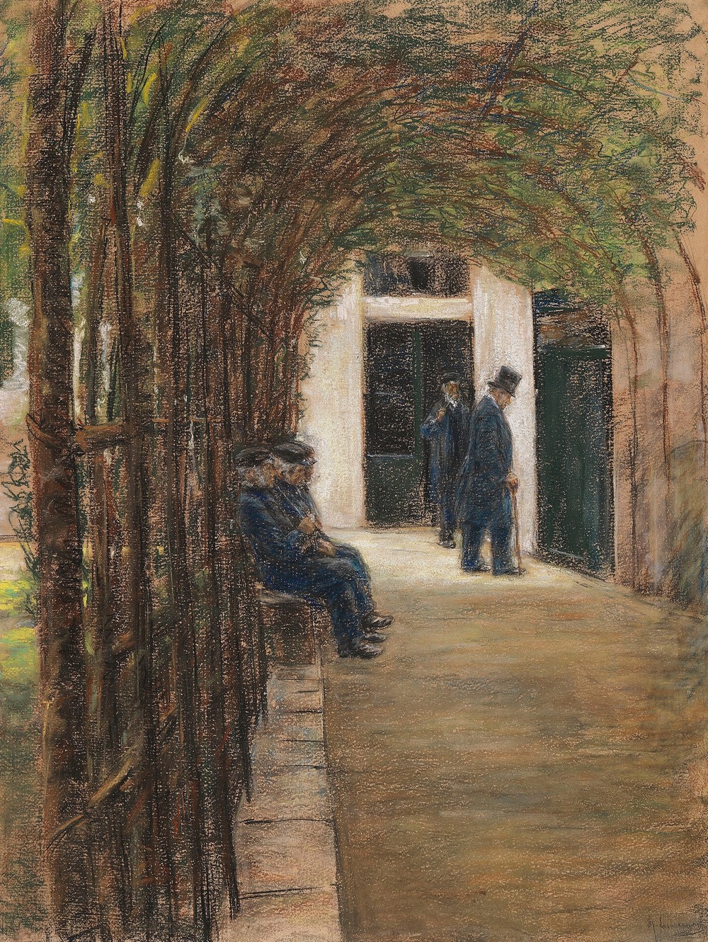 Altmännerhaus in Amsterdam (Garten im Brentanostift in Amsterdam)
