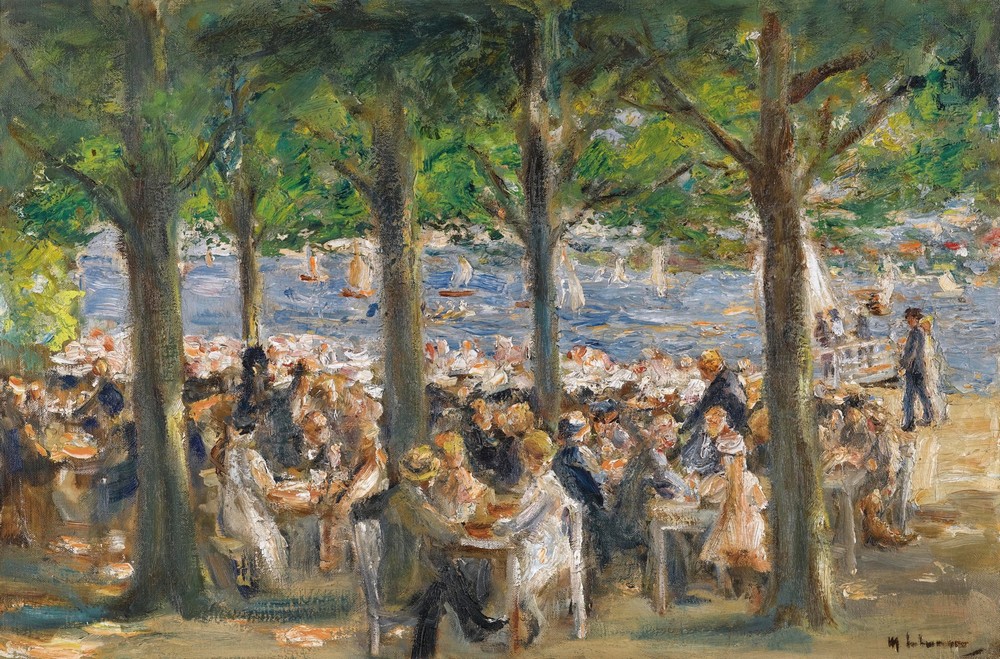 Gartenlokal An Der Havel Unter Bäumen (Beer Garden Near The Havel Under Trees) (circa 1920-22)