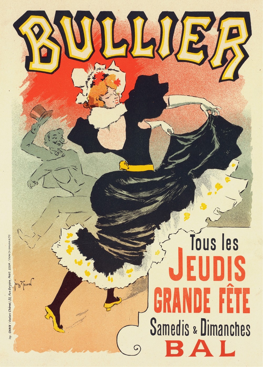 Affiche Pour Le ‘bal Bullier’