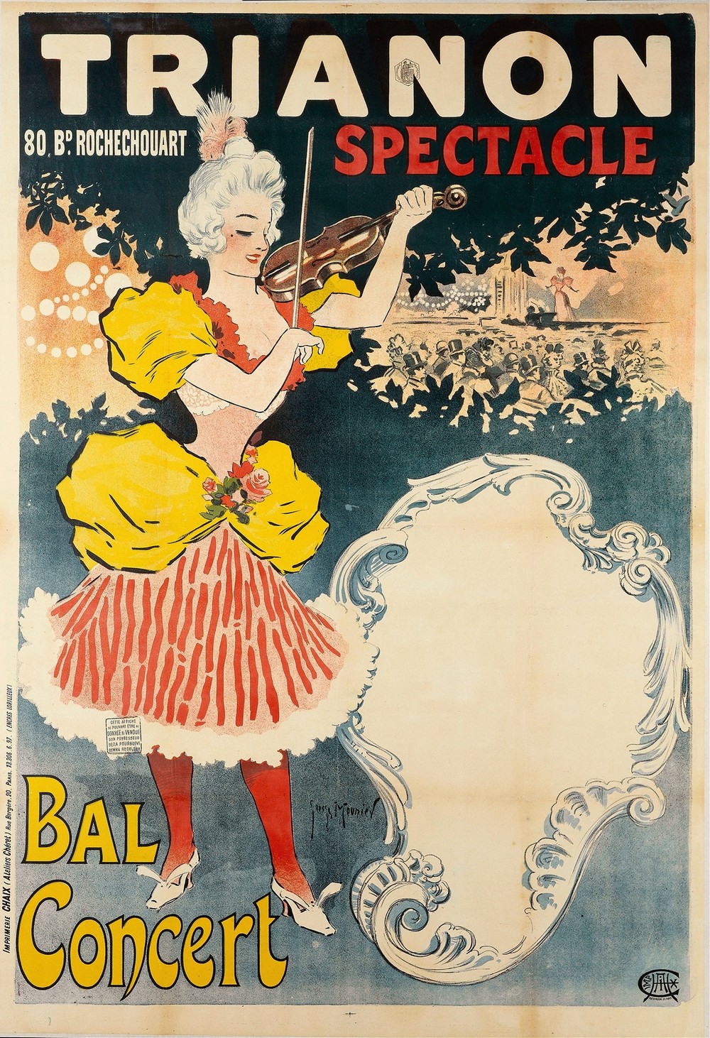 Trianon  80, Bd Rochechouart Spectacle  Bal Concert
