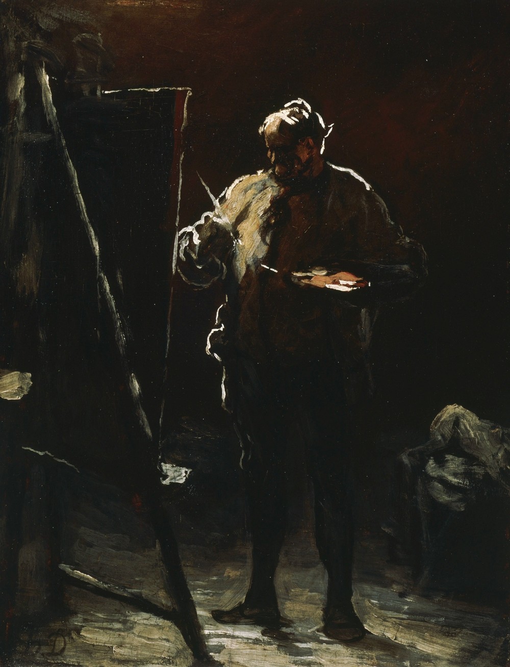 The Painter at His Easel