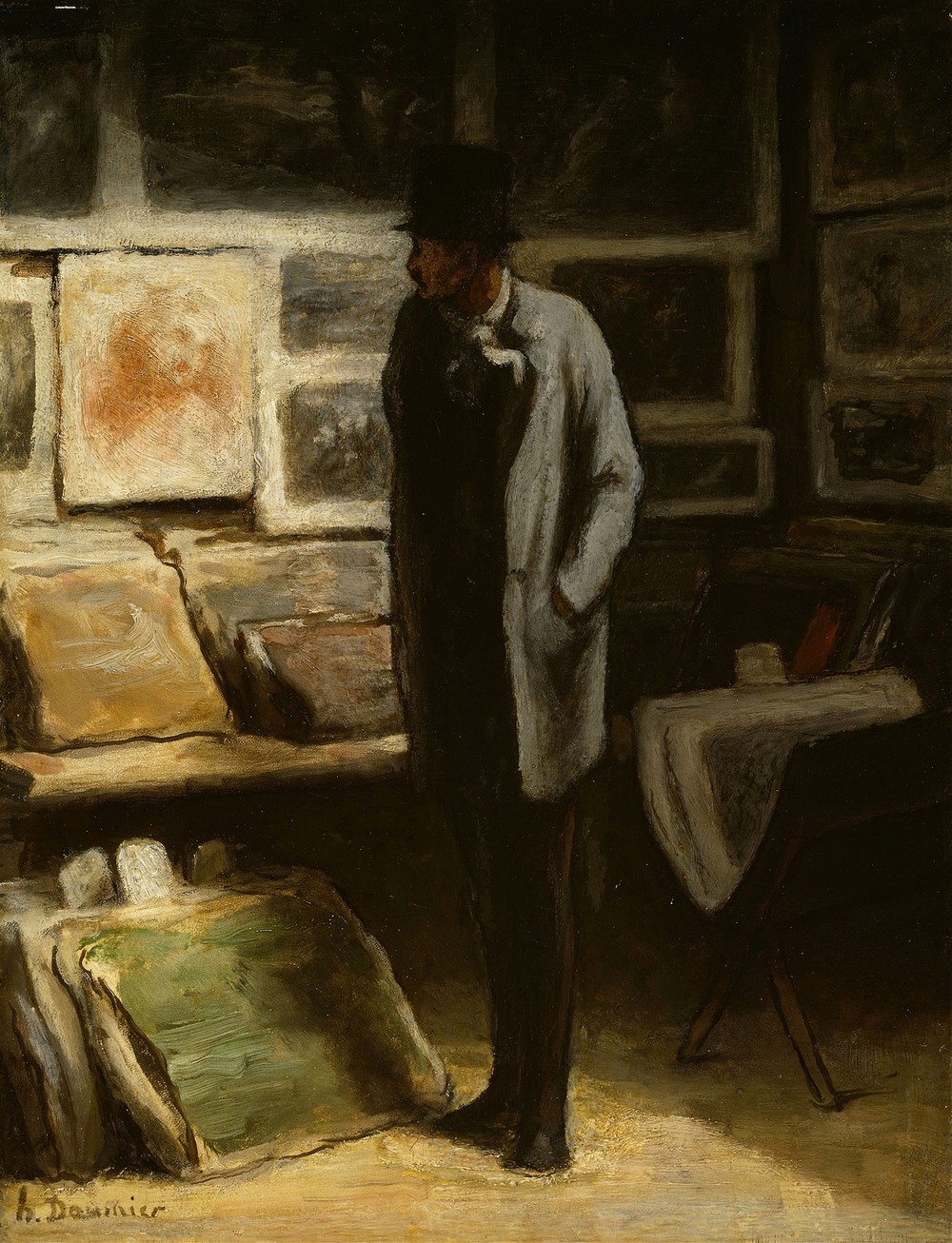 The Print Collector (c. 1857)