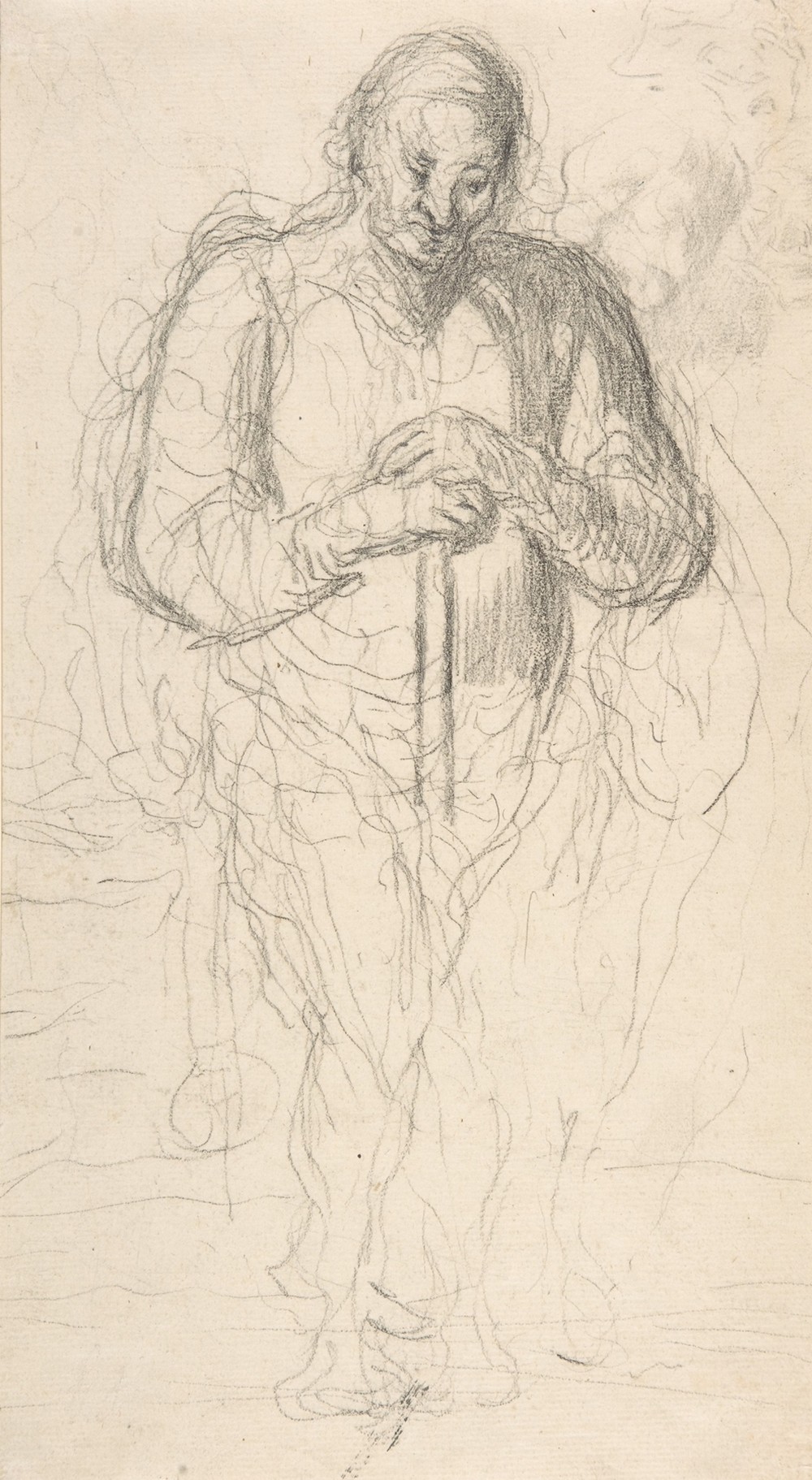 Standing Figure of a Man with a Staff (1825–79)